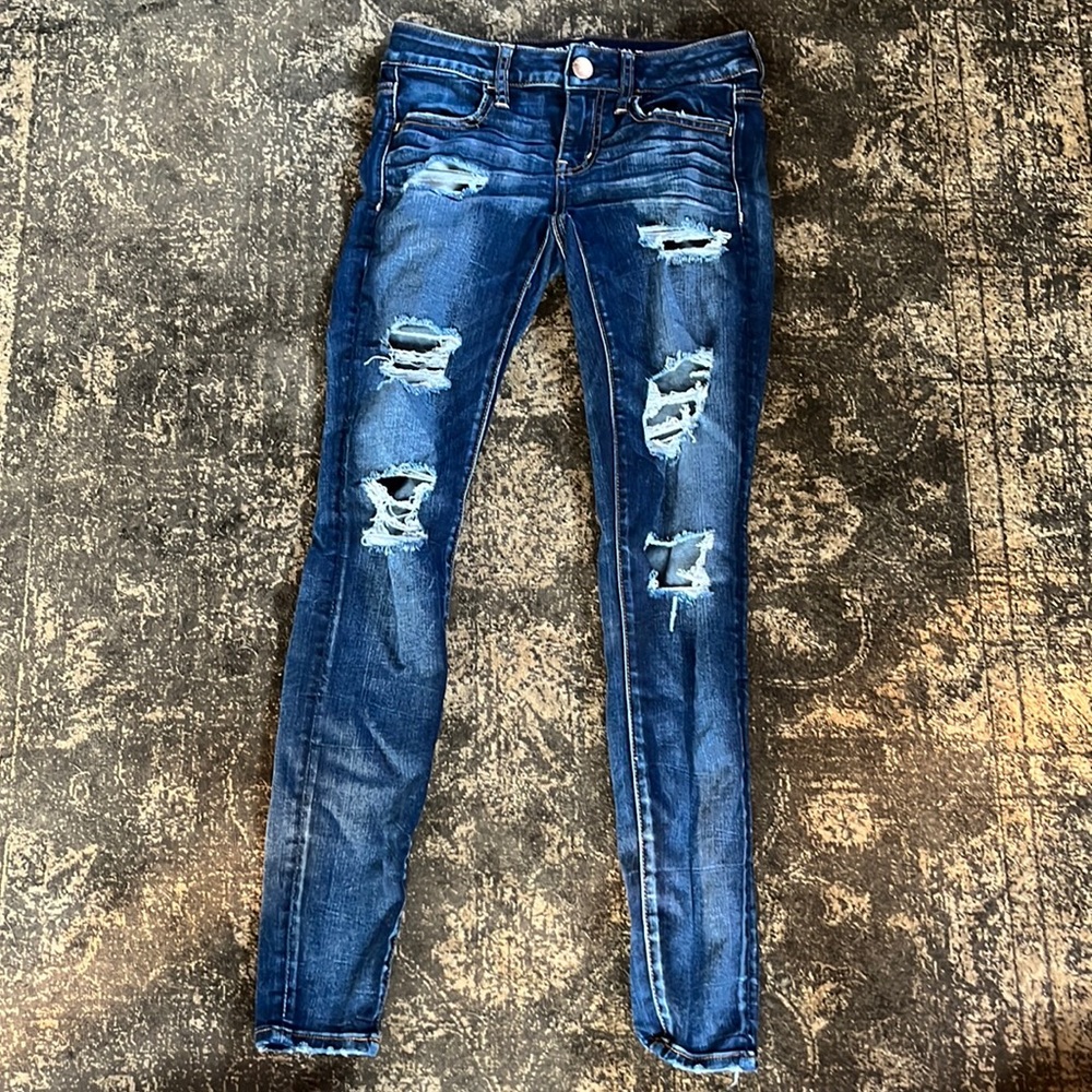 American Eagle Super Stretch Women’s size 2 Low-rise jeggings